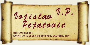 Vojislav Pejatović vizit kartica